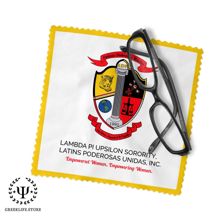 Lambda Pi Upsilon Eyeglass Cleaner & Microfiber Cleaning Cloth