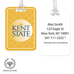 Kent State University Luggage Bag Tag (Rectangular)