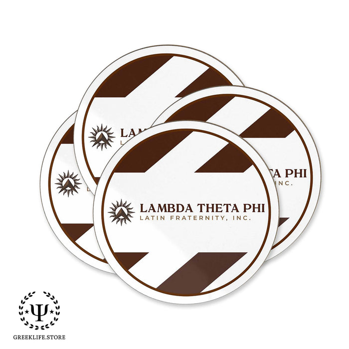 Lambda Theta Phi Beverage coaster round (Set of 4)