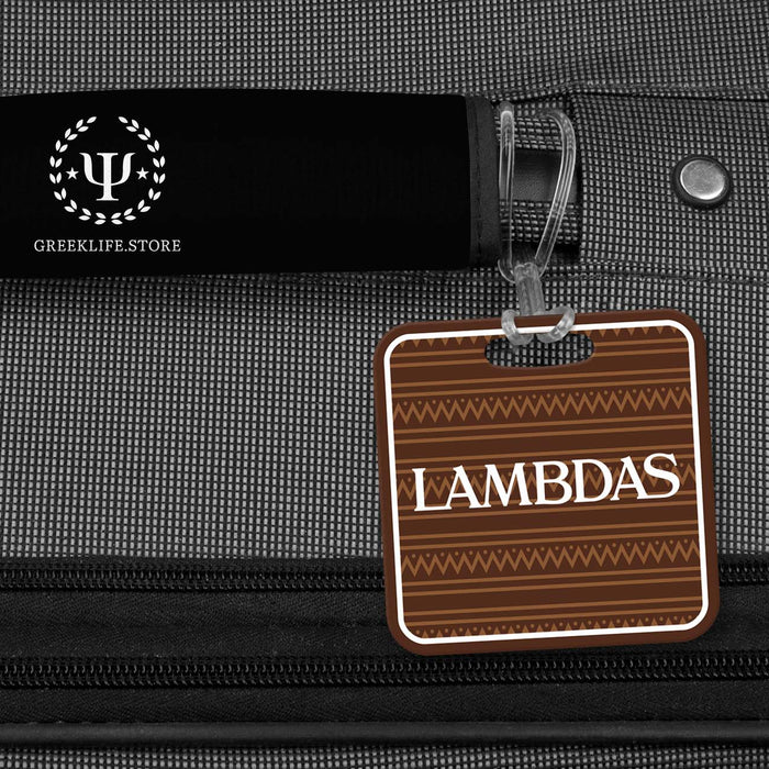 Lambda Theta Phi Luggage Bag Tag (square)