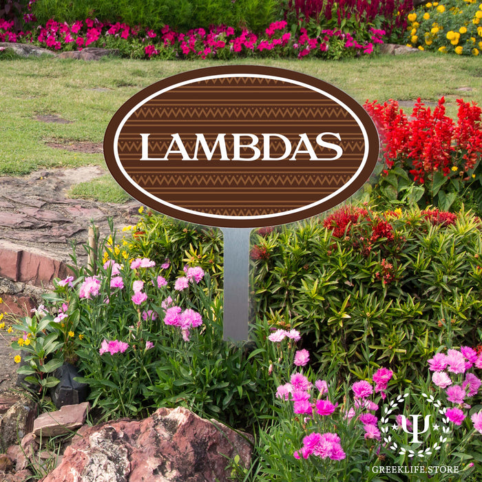 Lambda Theta Phi Yard Sign Oval
