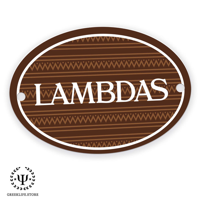 Lambda Theta Phi Door Sign