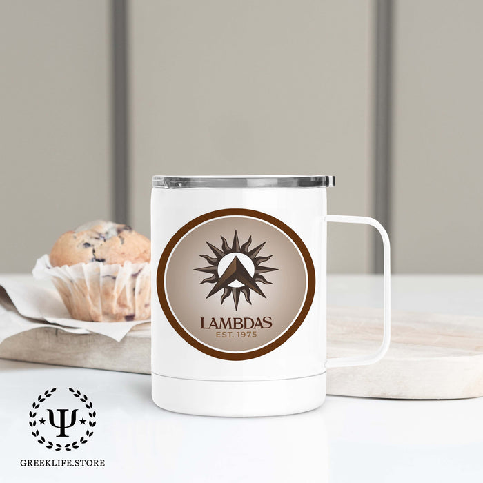 Lambda Theta Phi Stainless Steel Travel Mug 13 OZ