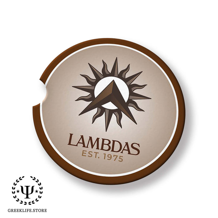 Lambda Theta Phi Car Cup Holder Coaster (Set of 2)