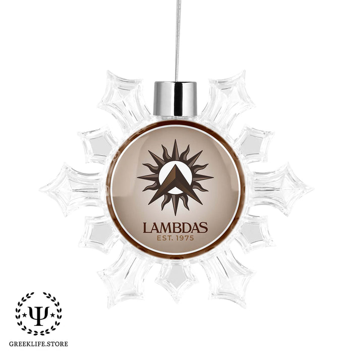 Lambda Theta Phi Christmas Ornament - Snowflake