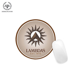 Lambda Theta Phi Absorbent Ceramic Coasters with Holder (Set of 8)