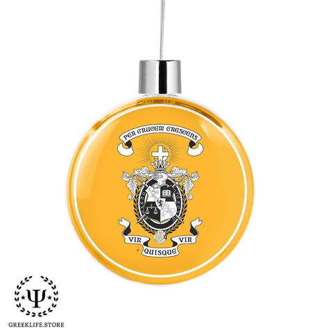 Lambda Chi Alpha Christmas Ornament Flat Round