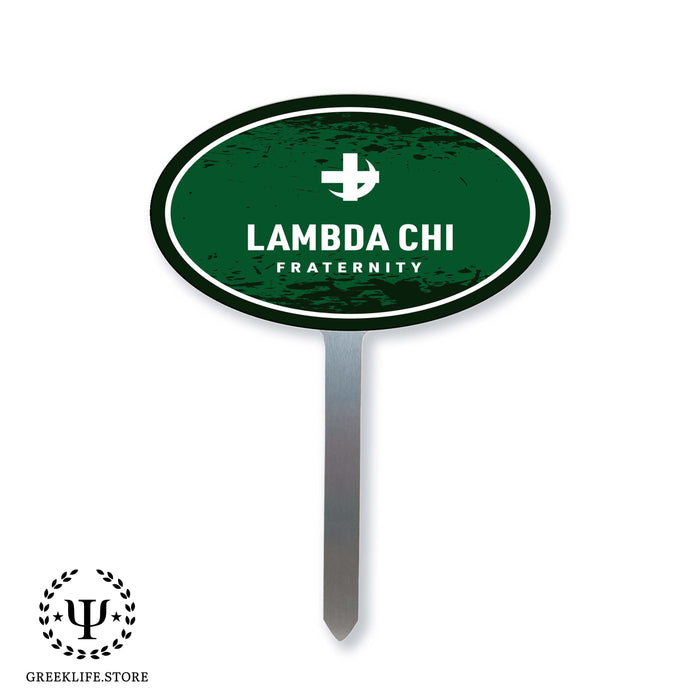 Lambda Chi Alpha Yard Sign Oval