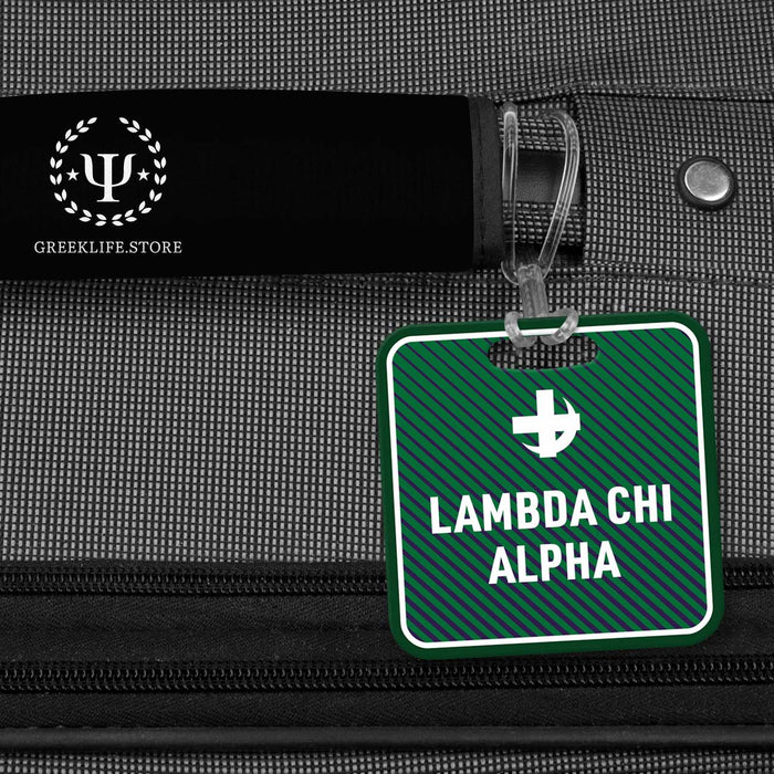 Lambda Chi Alpha Luggage Bag Tag (square)