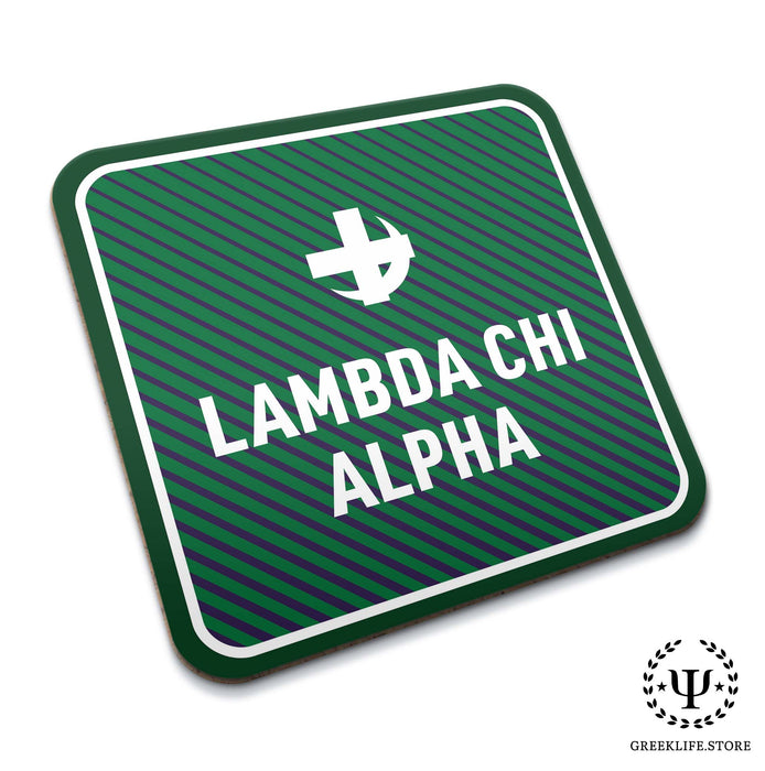 Lambda Chi Alpha Beverage Coasters Square (Set of 4)