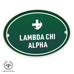 Lambda Chi Alpha Stainless Steel Tumbler - 20oz - Ringed Base