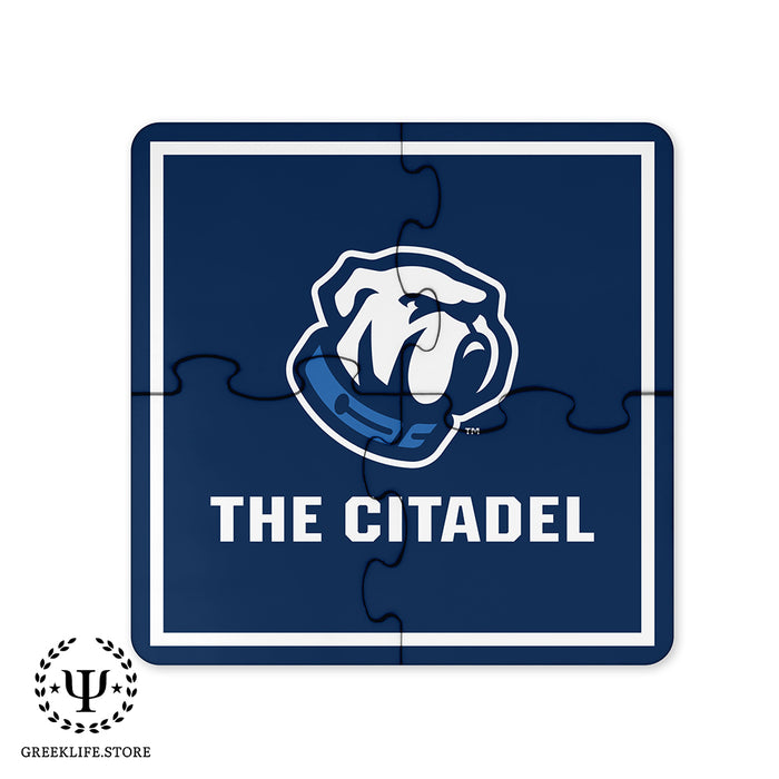 The Citadel Beverage Jigsaw Puzzle Coasters Square (Set of 4)