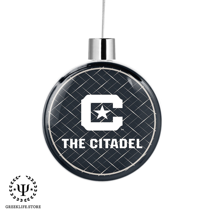 The Citadel Christmas Ornament Flat Round