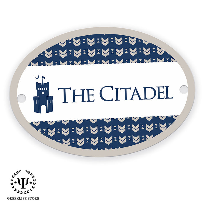 The Citadel Door Sign