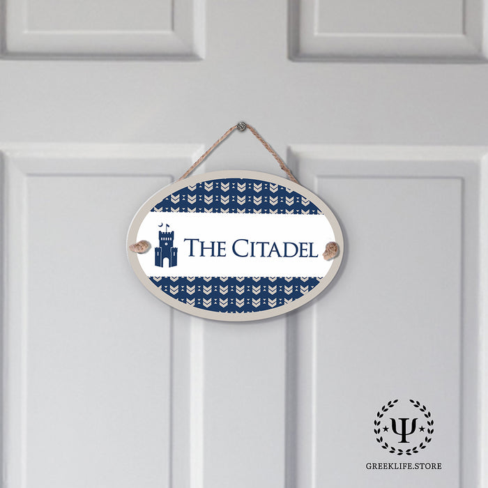 The Citadel Door Sign