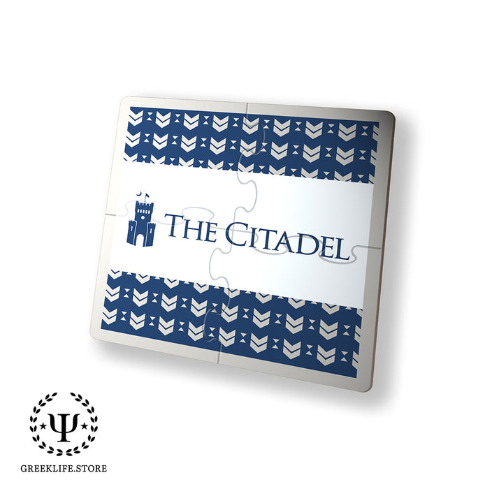 The Citadel Beverage Jigsaw Puzzle Coasters Square (Set of 4)