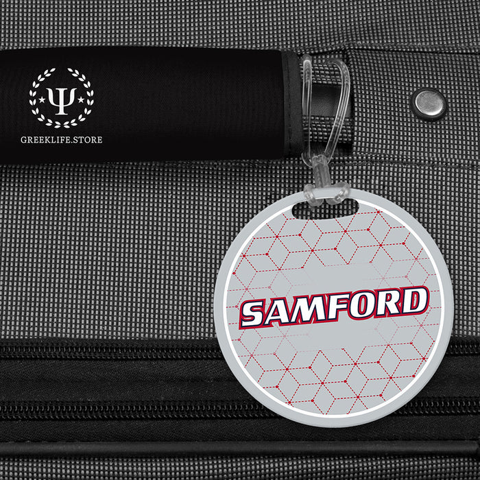 Samford University Luggage Bag Tag (round)