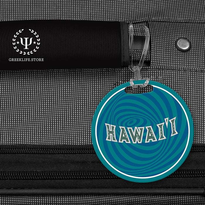 University of Hawaii MANOA Luggage Bag Tag (round)