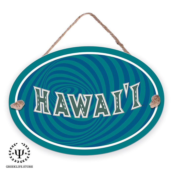 University of Hawaii Door Sign
