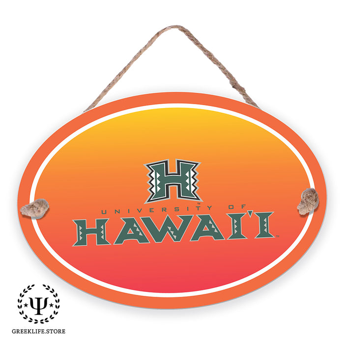University of Hawaii Door Sign
