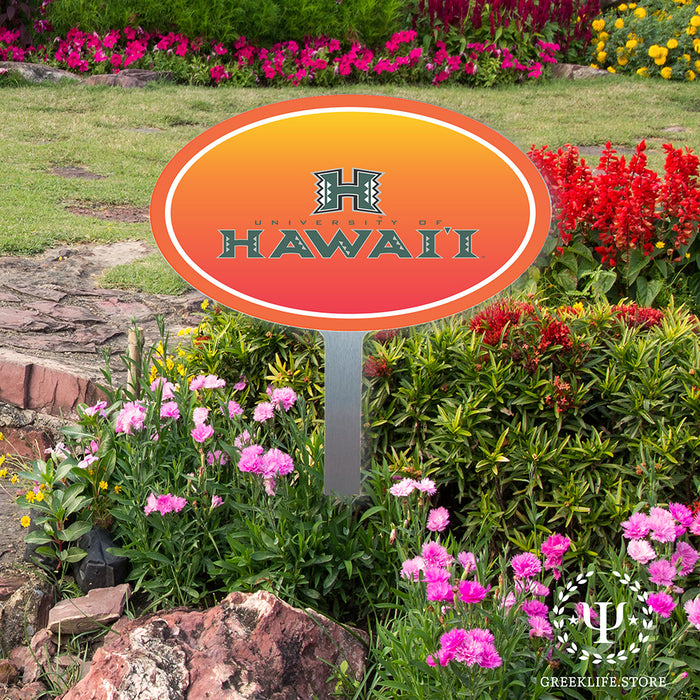 University of Hawaii Yard Sign Oval
