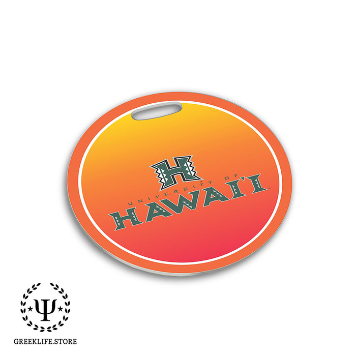 University of Hawaii Luggage Bag Tag (round)