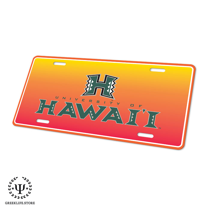 University of Hawaii Decorative License Plate