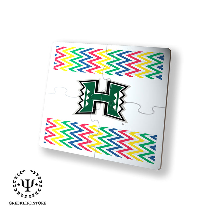 University of Hawaii Beverage Jigsaw Puzzle Coasters Square (Set of 4)