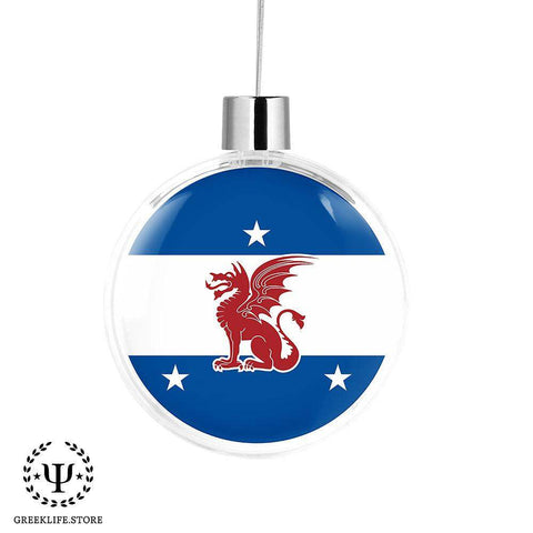 Beta Theta Pi Christmas Ornament Flat Round