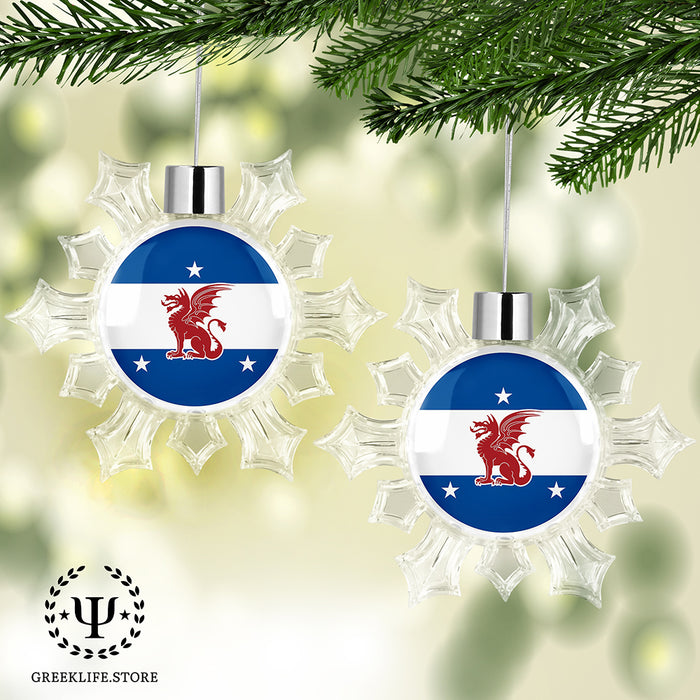 Beta Theta Pi Christmas Ornament - Snowflake