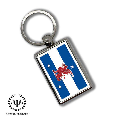 Beta Theta Pi Keychain Rectangular