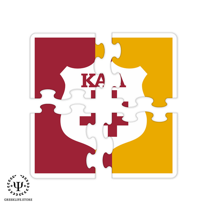 Kappa Alpha Order Beverage Jigsaw Puzzle Coasters Square (Set of 4)