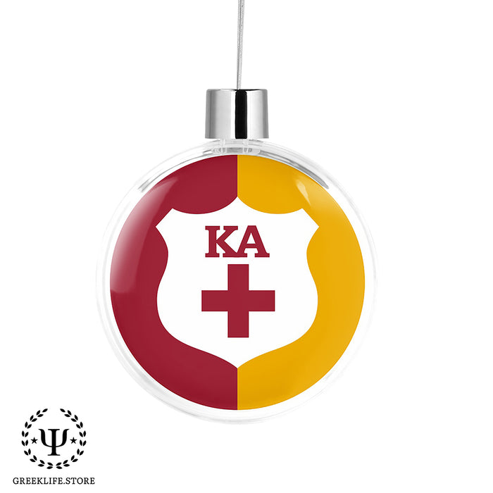 Kappa Alpha Order Christmas Ornament Flat Round