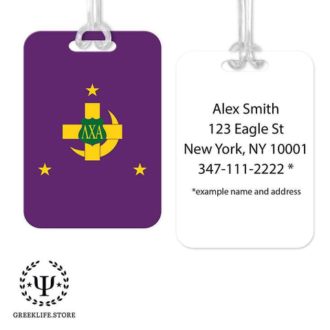 Lambda Chi Alpha Luggage Bag Tag (Rectangular)