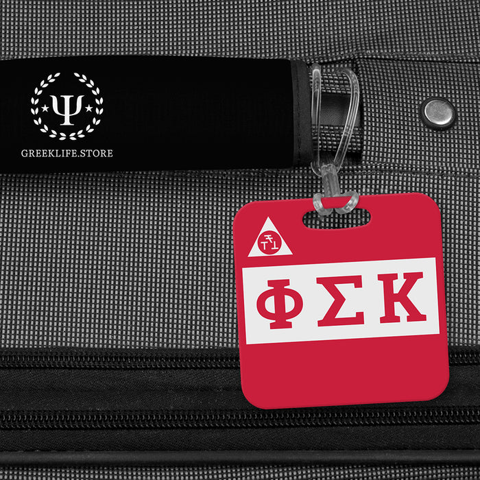 Phi Sigma Kappa Luggage Bag Tag (square)