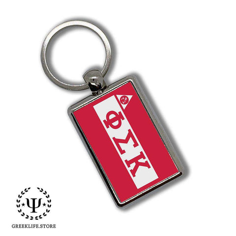 Phi Sigma Kappa Keychain Rectangular