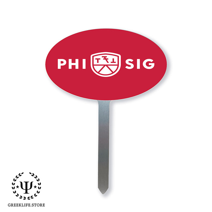 Phi Sigma Kappa Yard Sign Oval