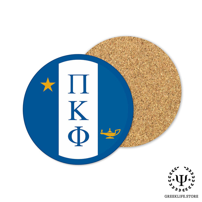 Pi Kappa Phi Beverage coaster round (Set of 4)