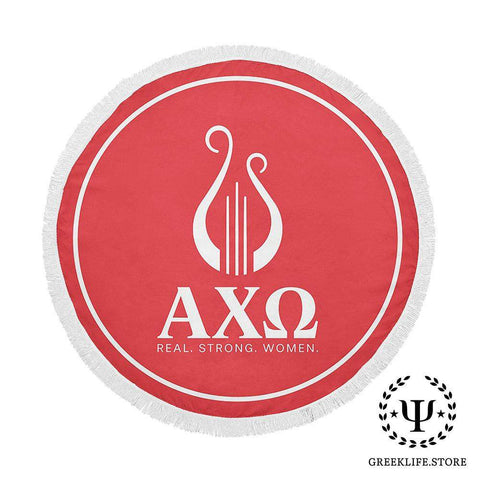 Alpha Chi Omega Beach & Bath Towel Round (60”)