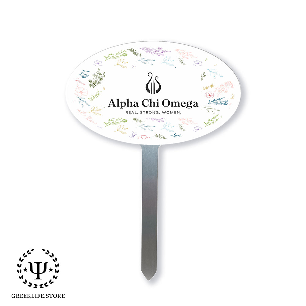 Alpha Chi Omega Yard Sign Oval GreekLife.Store