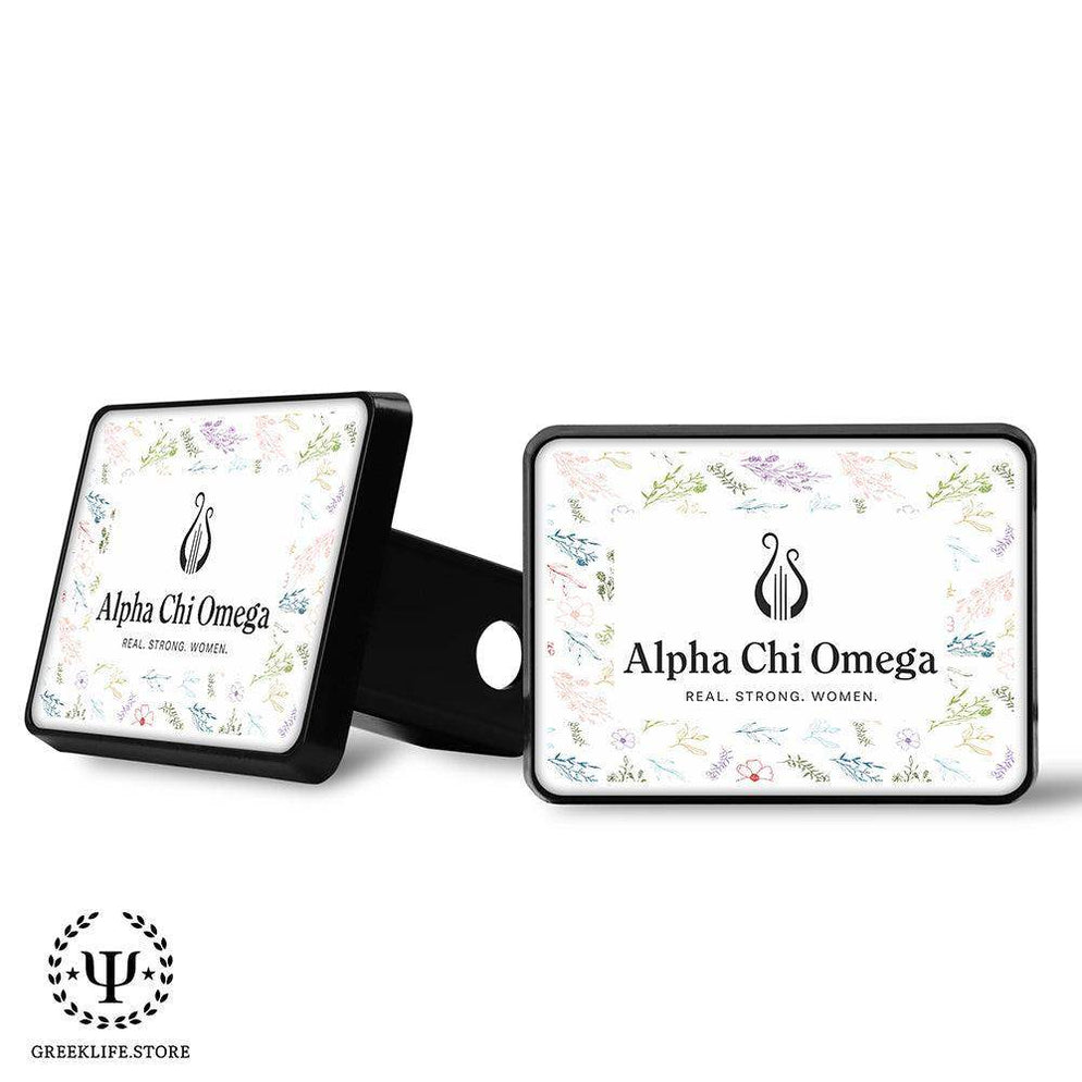 Alpha Chi Omega Trailer Hitch Cover — GreekLife.Store
