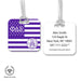 Phi Delta Epsilon Luggage Bag Tag (square) - greeklife.store