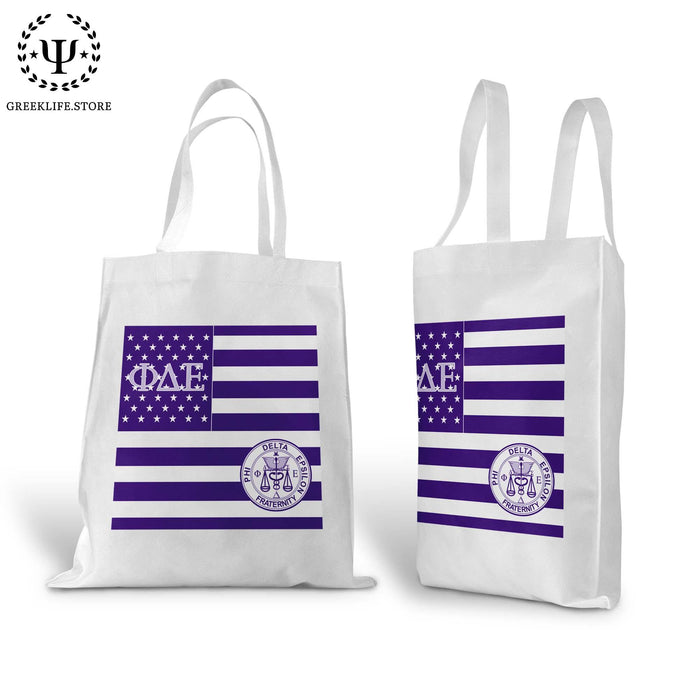Phi Delta Epsilon Canvas Tote Bag - greeklife.store