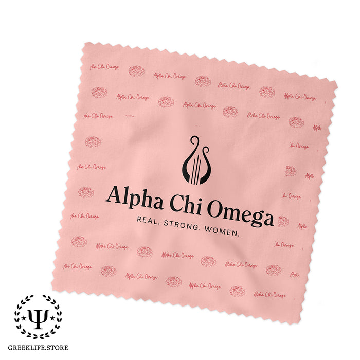 Alpha Chi Omega Eyeglass Cleaner & Microfiber Cleaning Cloth