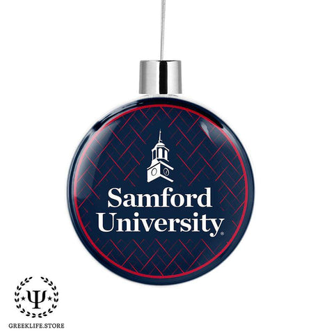 Samford University Christmas Ornament Flat Round