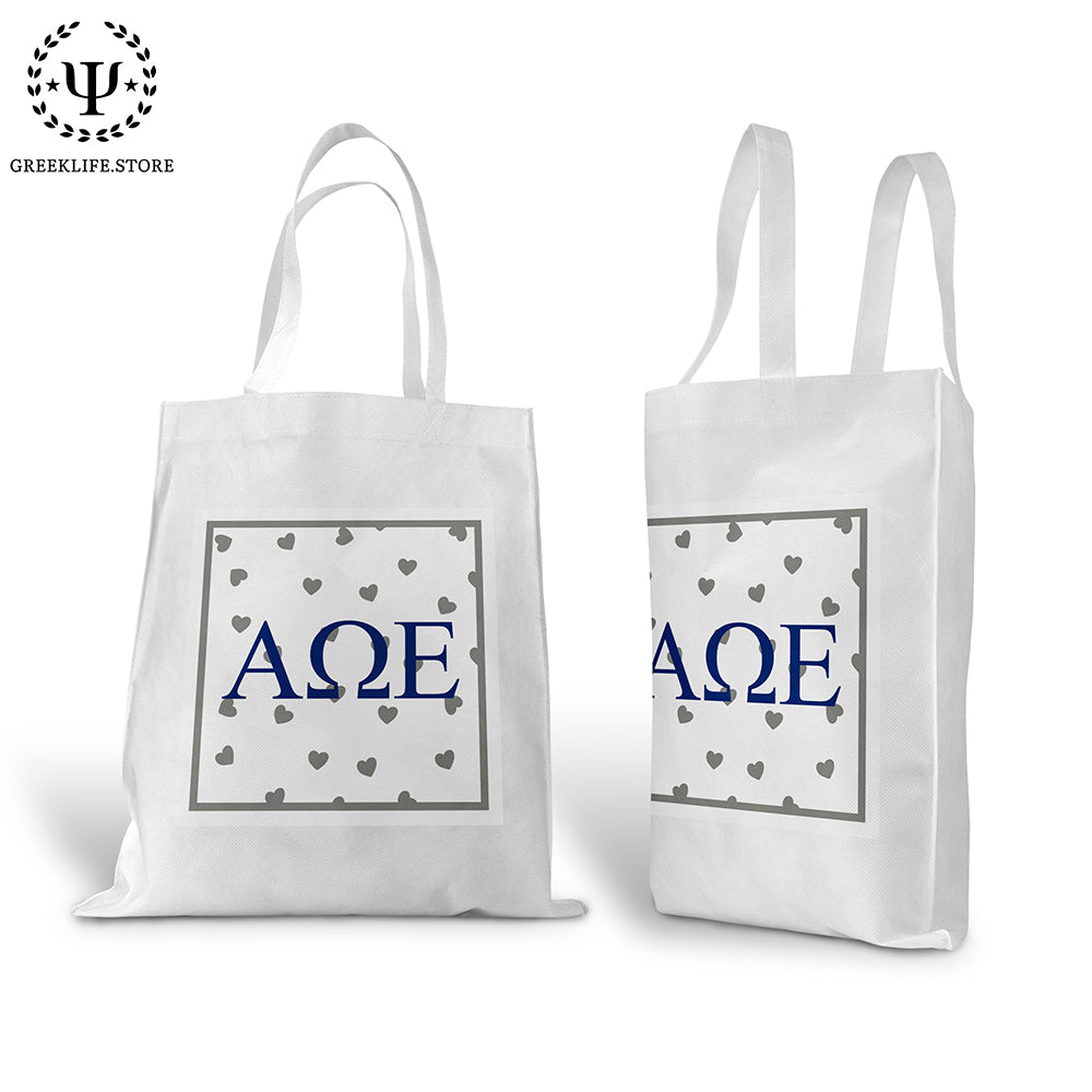 Alpha Omega Epsilon Canvas Tote Bag —