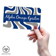 Alpha Omega Epsilon Garden Flags