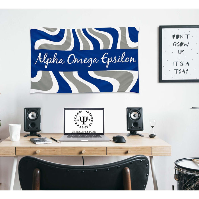 Alpha Omega Epsilon Flags and Banners - greeklife.store