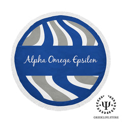 Alpha Omega Epsilon Luggage Bag Tag (square)