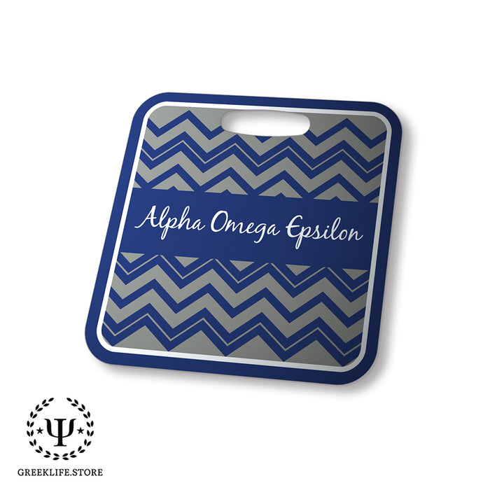 Alpha Omega Epsilon Luggage Bag Tag (square)